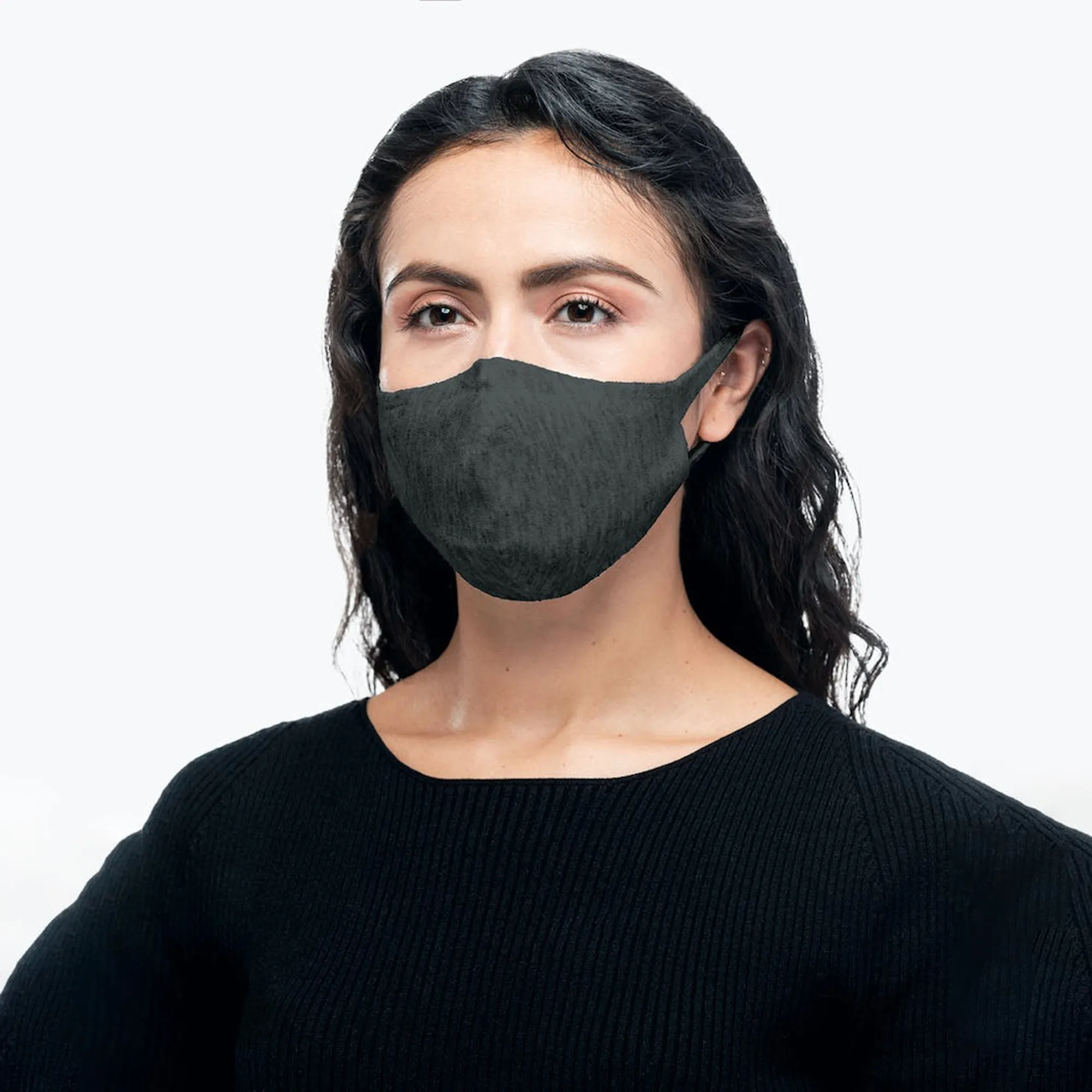 3D Print-Knit Mask - Dark Grey