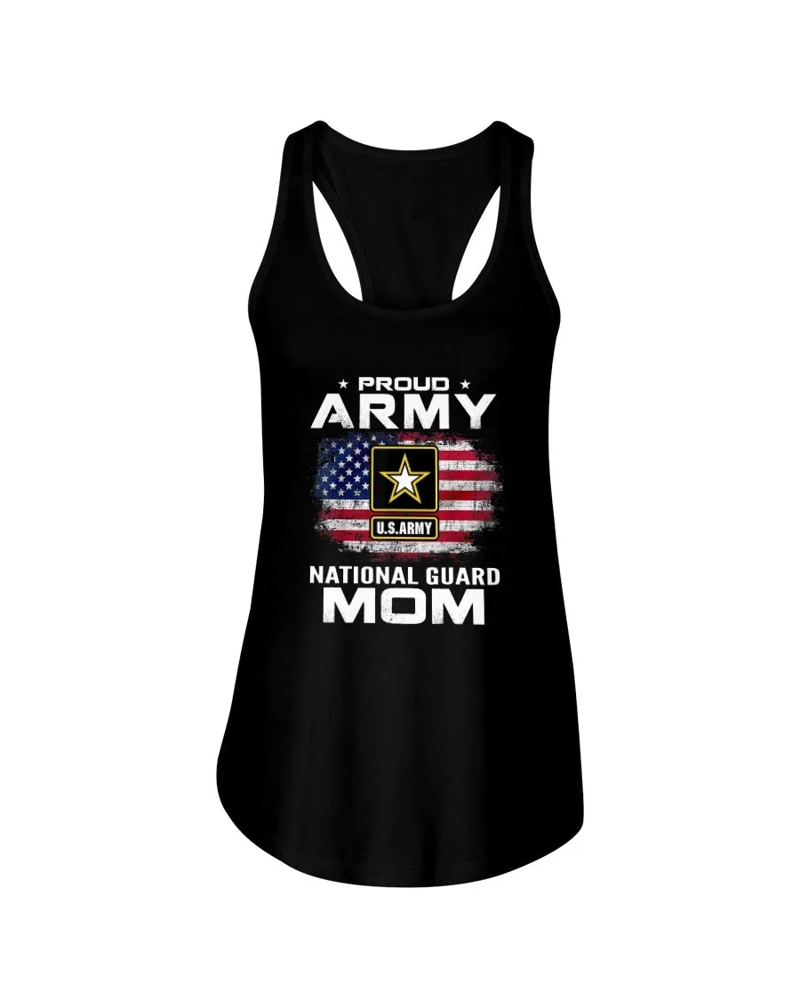 Army National Guard Mom Distress Flag T-shirts