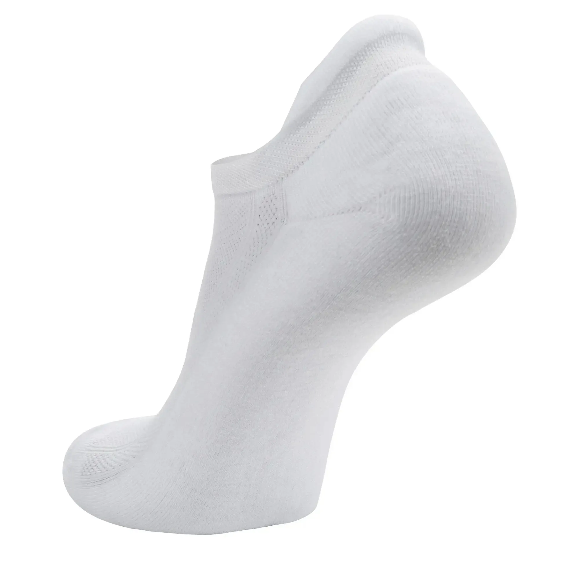 Balega Hidden Comfort No Show Tab White Socks