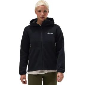 Berghaus Womens Anagram Full Zip Hooded Fleece Jacket - Black