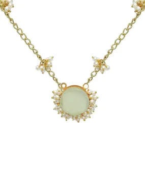 Chalcedony Tiara Necklace