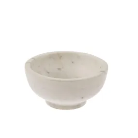 Corbier White Marble Bowl