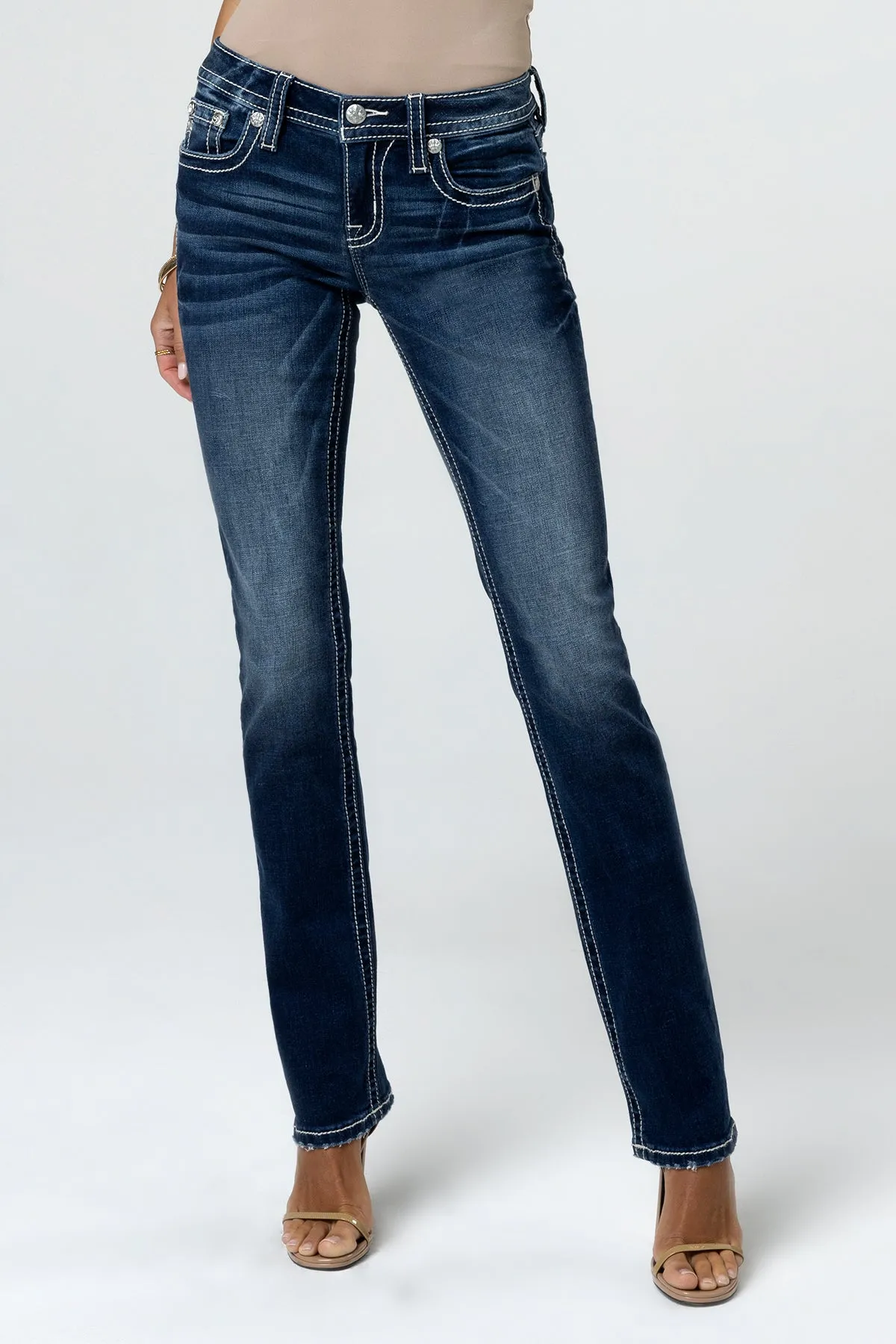 Crissy Karat Straight Jeans