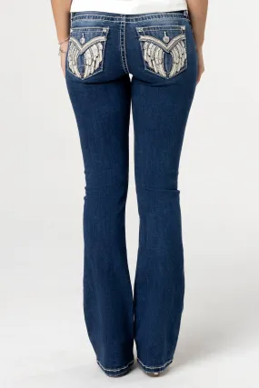 Diamond Angel Bootcut Jeans