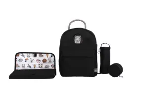 Diaper Backpack Set - Black GOGI