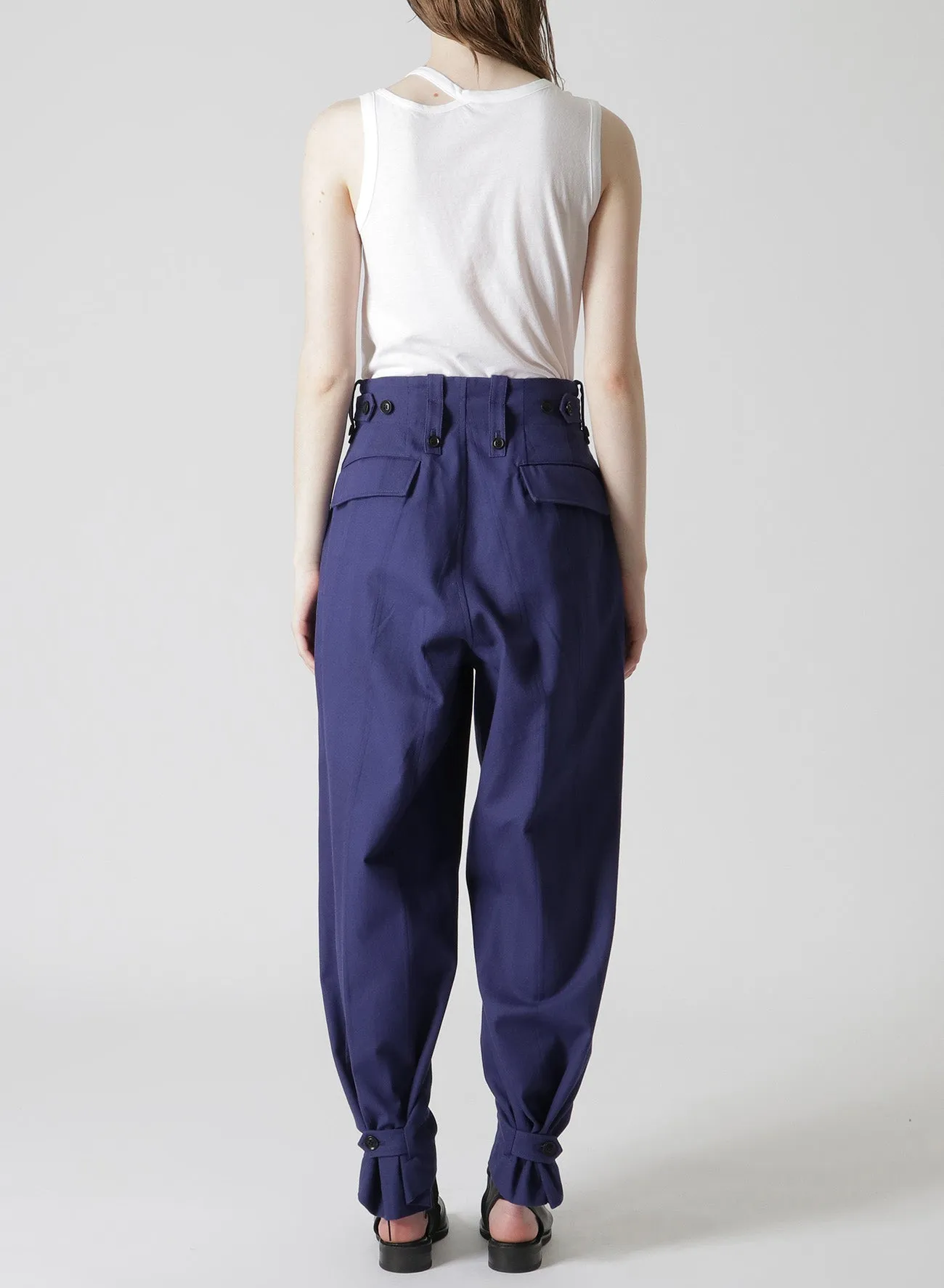 DOBBY CHINO PANTS WITH LEFT FLAP POCKET