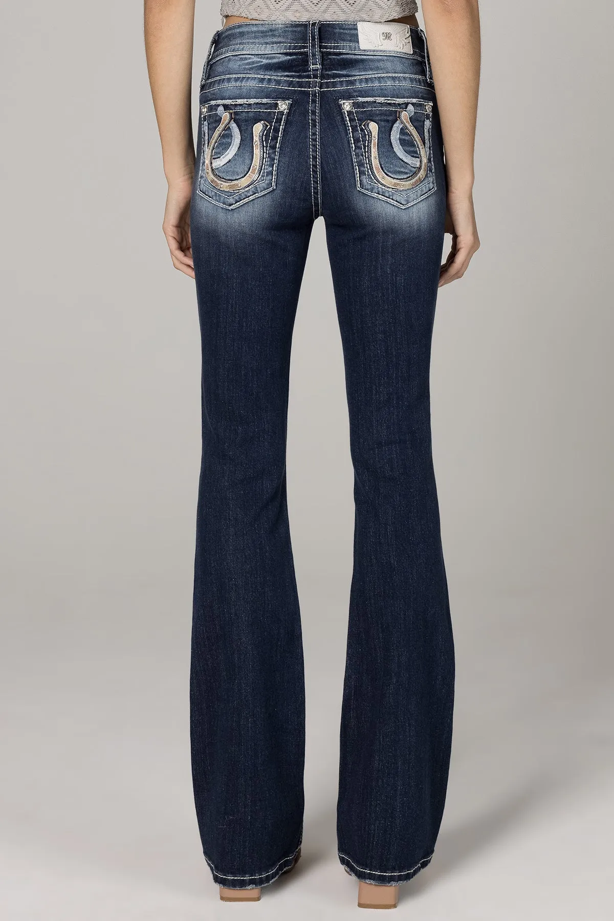 Double Horseshoe Bootcut Jeans