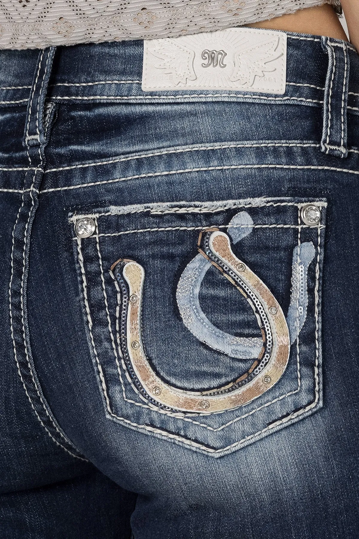 Double Horseshoe Bootcut Jeans