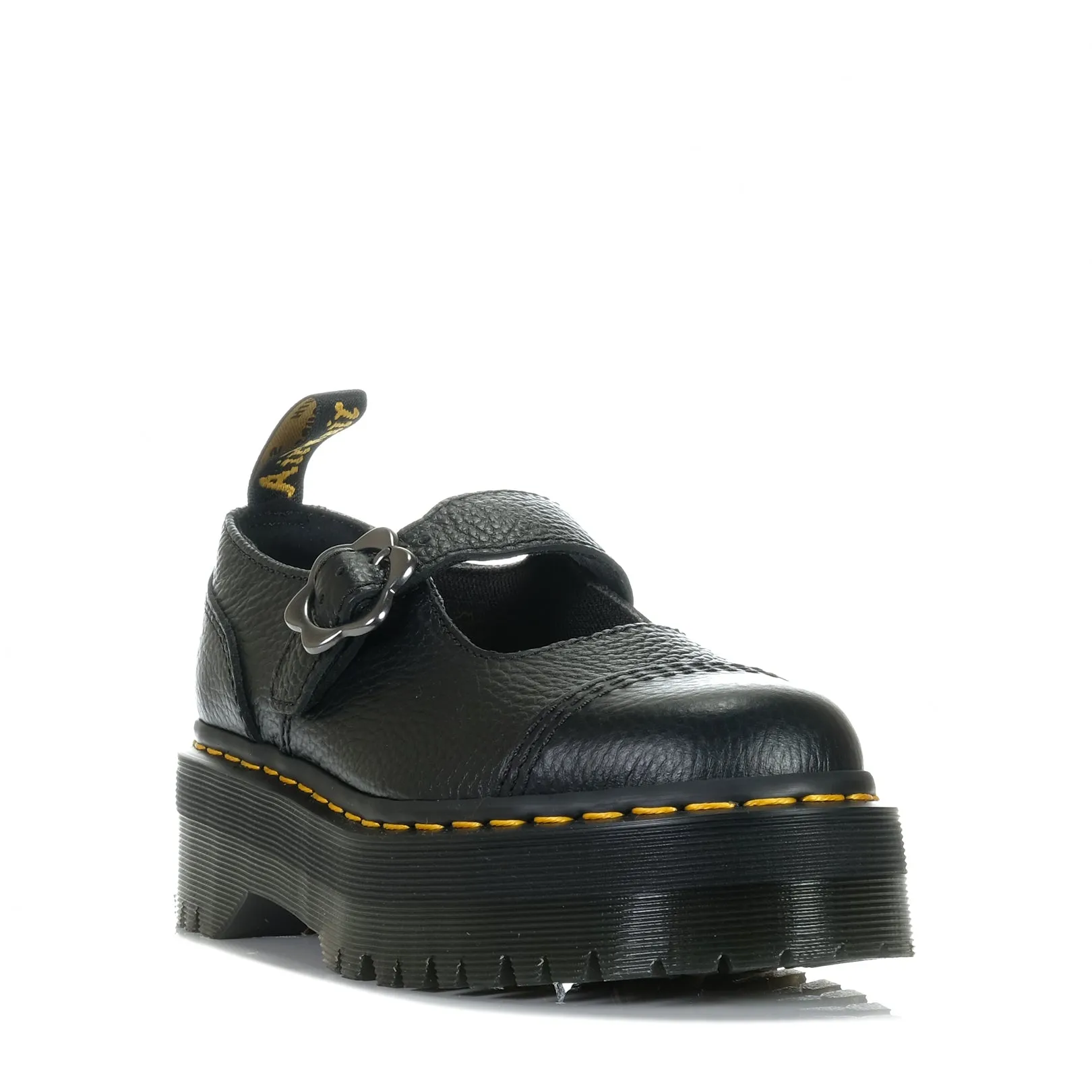 Dr Martens Addina Quad Flower Nappa Black