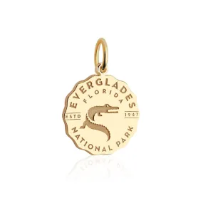 Everglades National Park Charm, Solid Gold