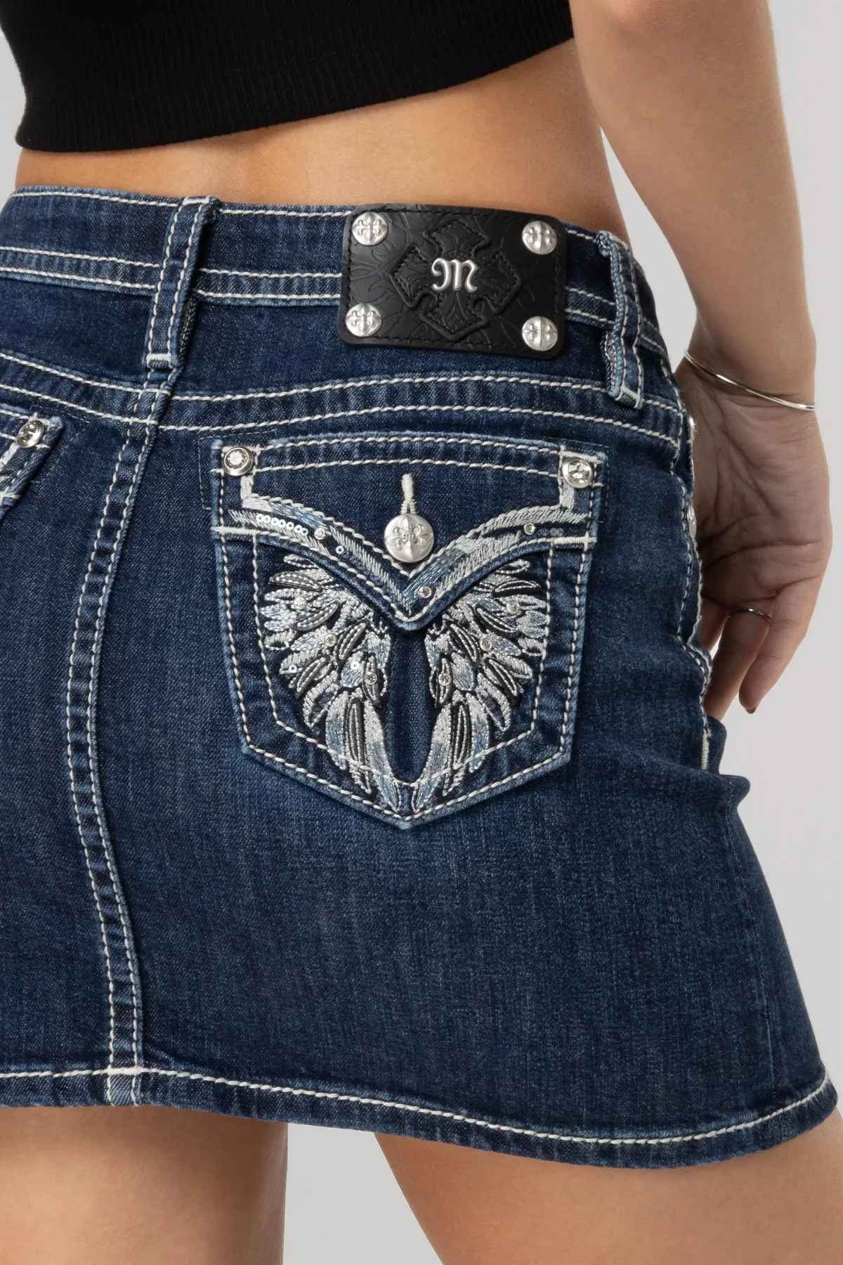 Fallen Wings Mini Skirt