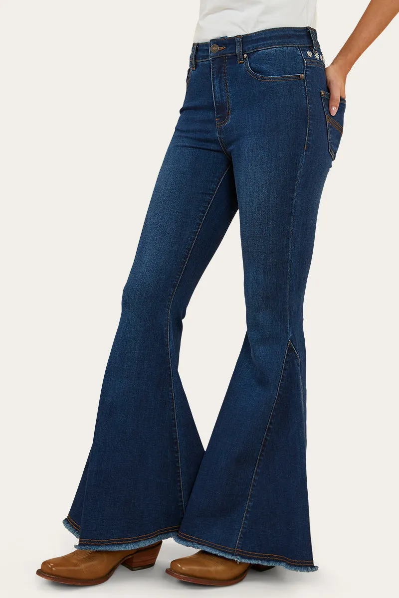 Fields Womens Super Flare Jean - Classic Blue