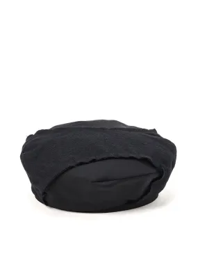 GABARDINE × SERGE COMBI DART BERET