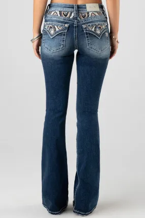 Geo Stone Bootcut Jeans