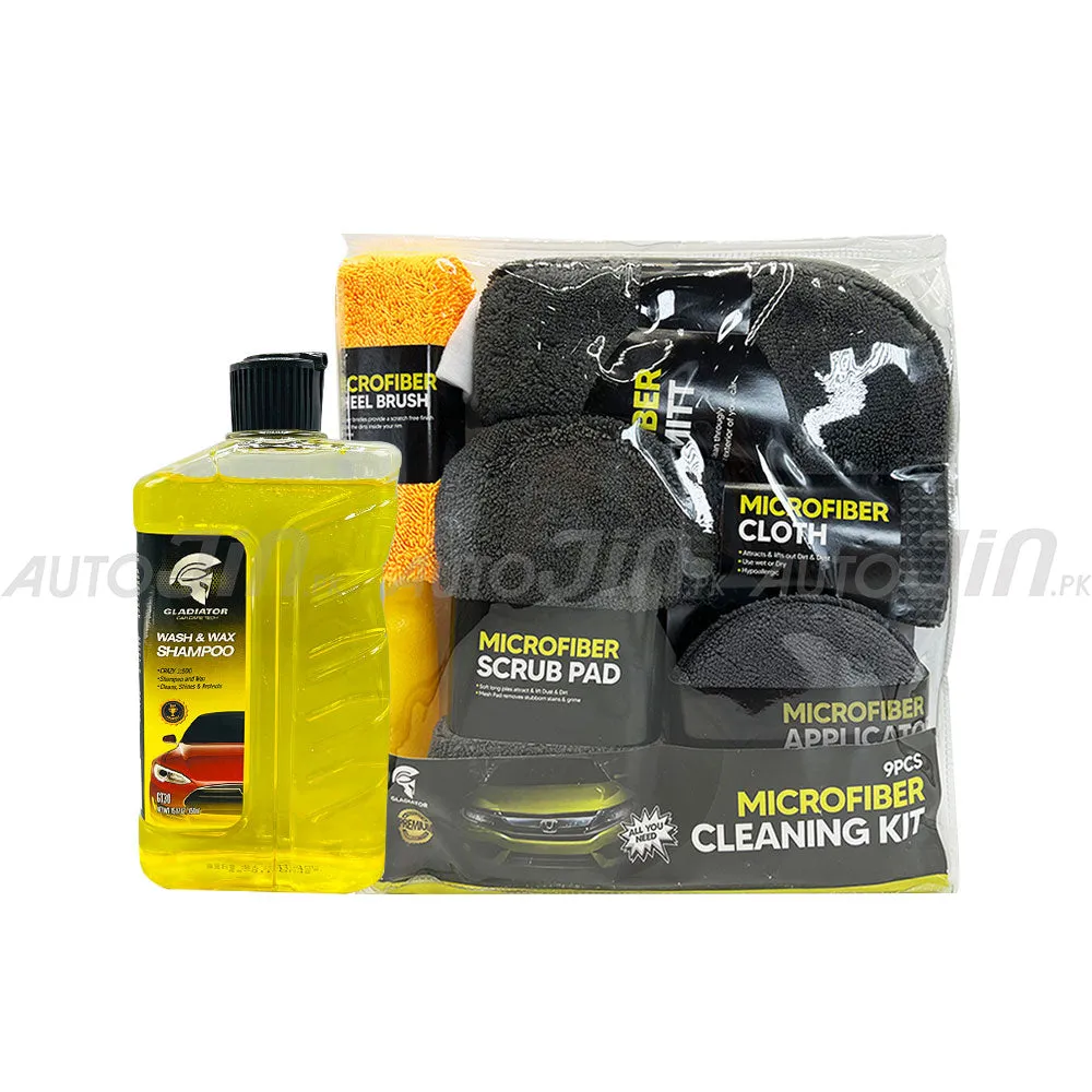 GLADIATOR NINE PIECES KIT & SHAMPOO 450ML