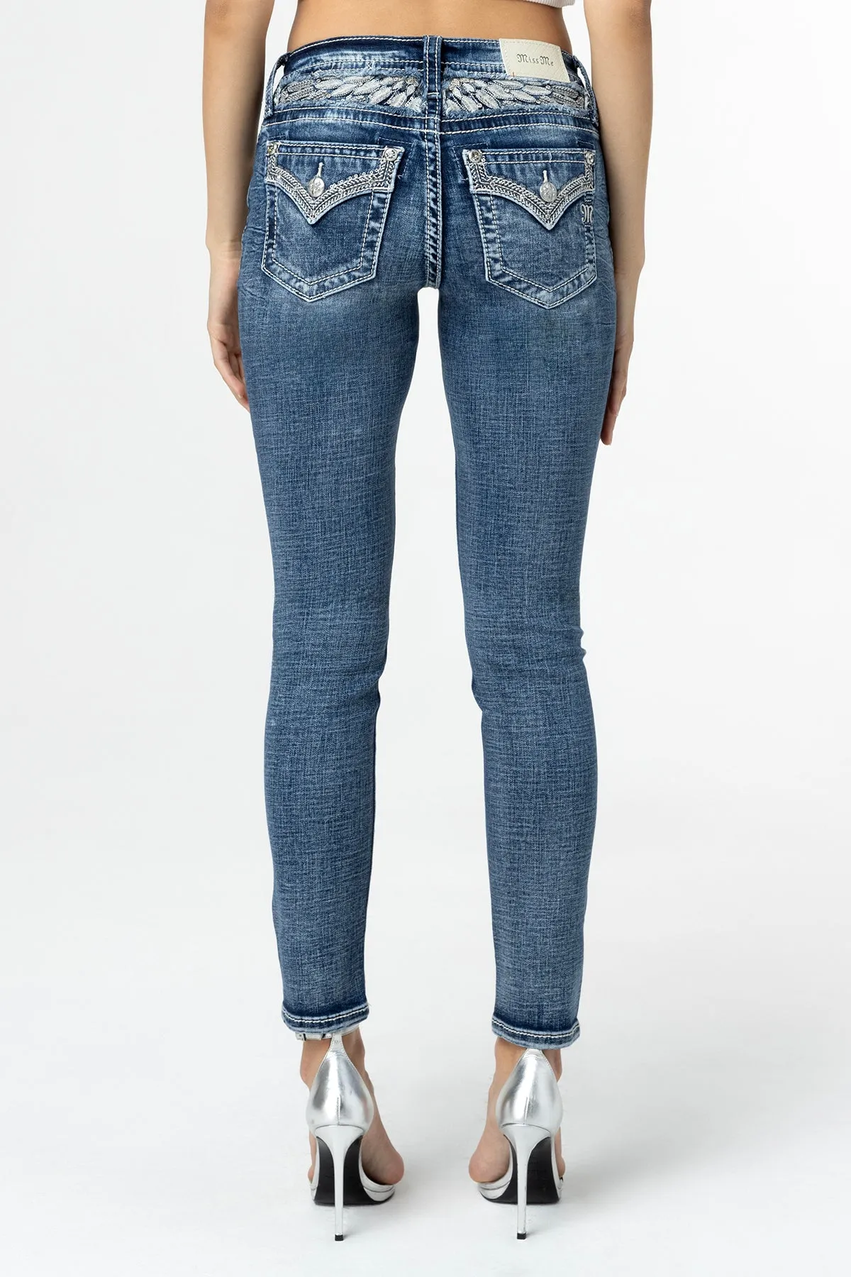 Glam Wing Skinny Jeans