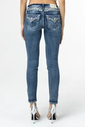 Glam Wing Skinny Jeans