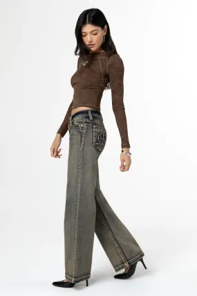 Going Rouge Wide Leg Jeans