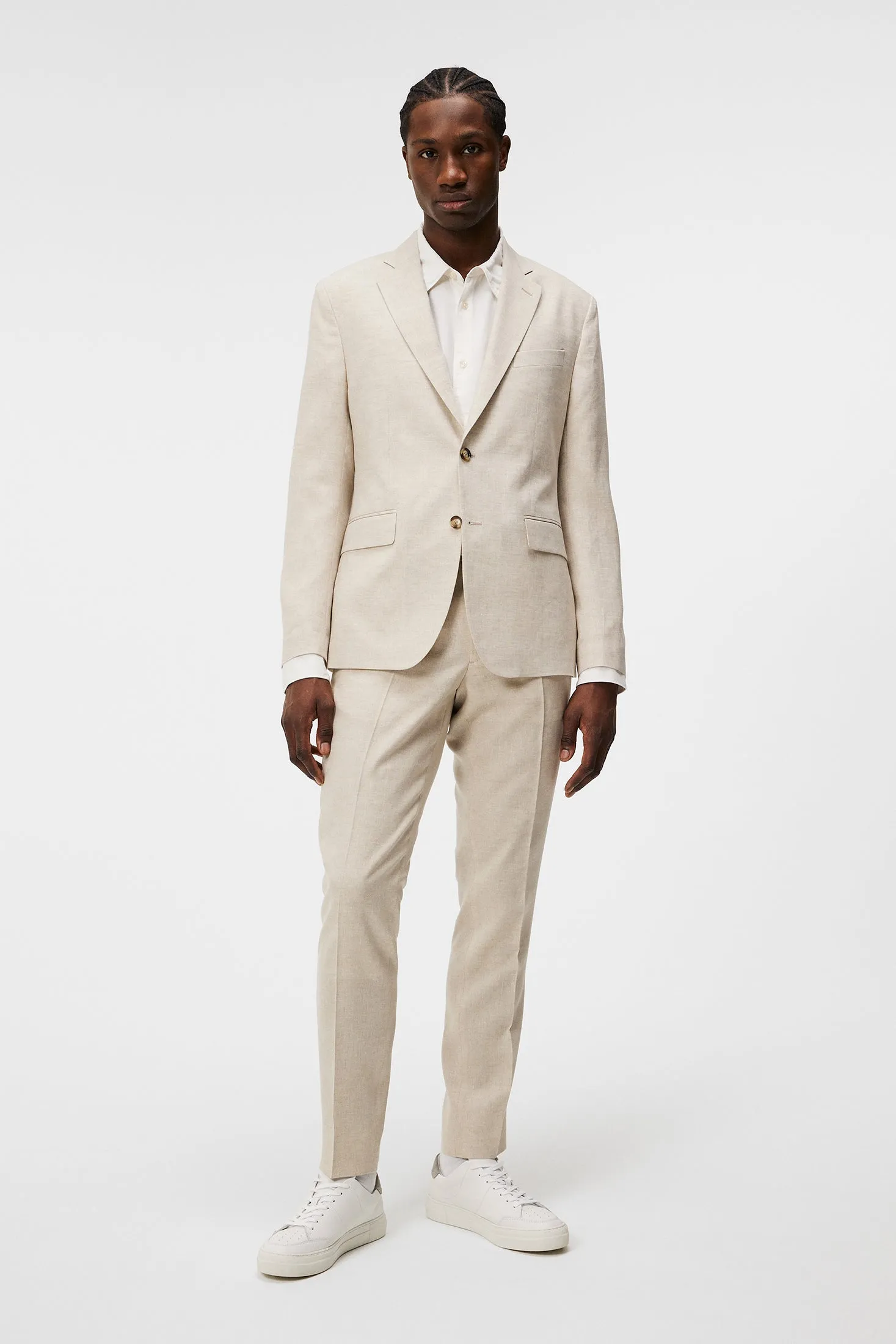 Hopper U Super Linen Blazer / Moonbeam