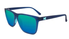 Knockaround Sunglasses | Fast Lanes Sport | Rubberized Navy / Mint