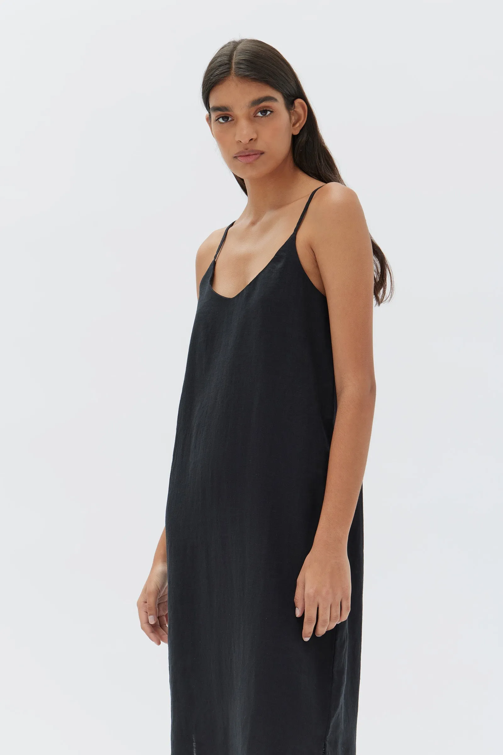 Linen Slip Dress