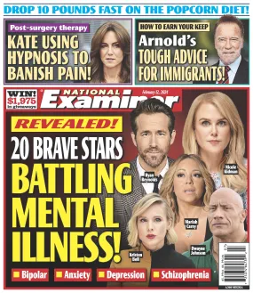 National Examiner - 02.12.24 Revealed 20 Brave Stars Battling Mental Illness