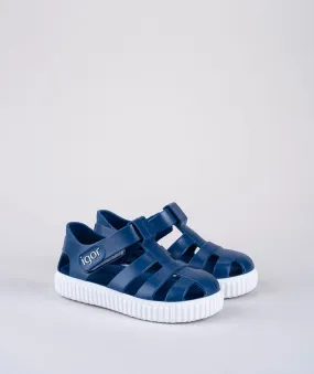 Nico navy with white sole fisherman jellie sandal