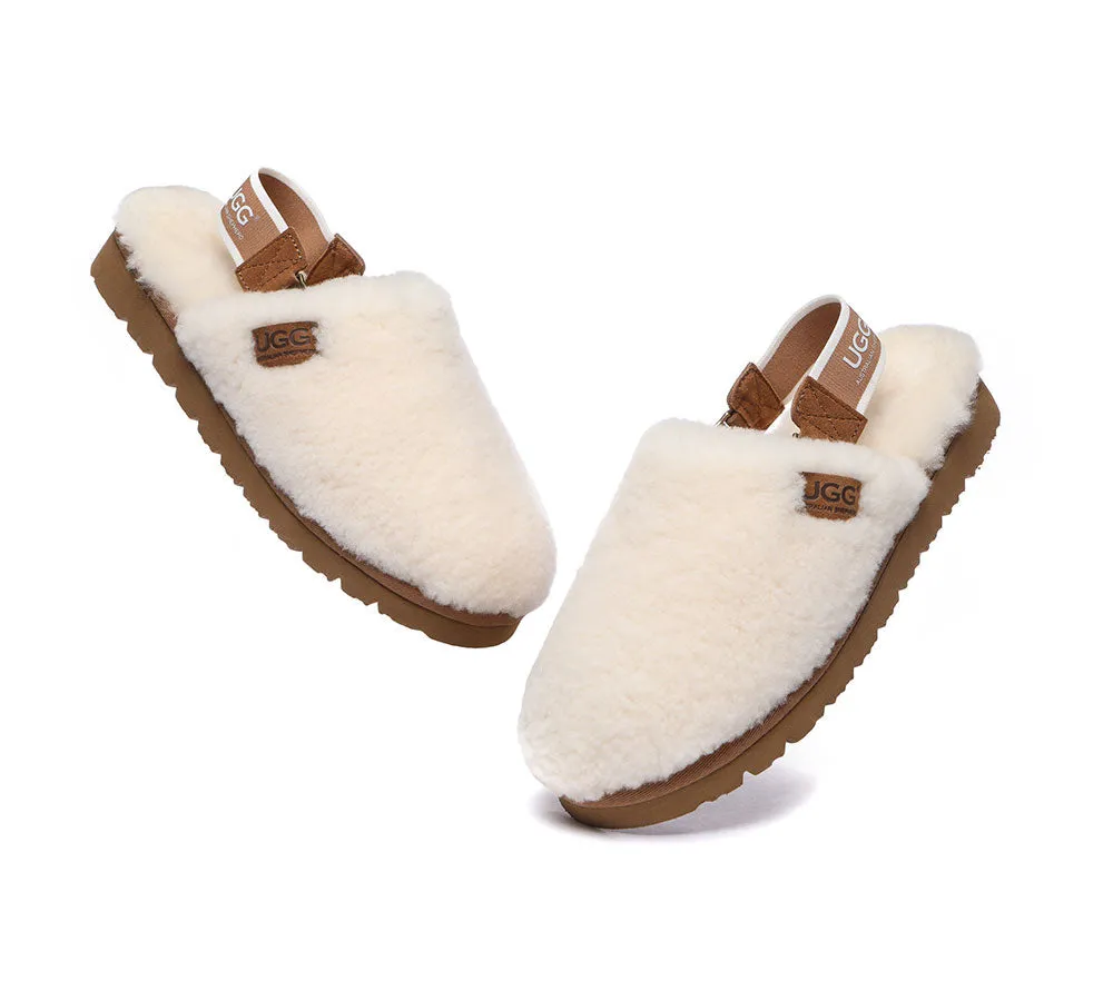 Removable Strap Slingback Ugg Slipper Women Kamari