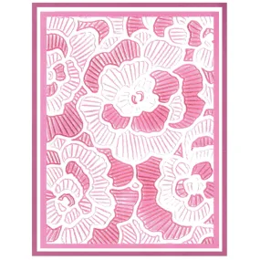 Sizzix 3-D Textured Impressions Embossing Folder - Cosmopolitan, Sunday in the Park by Stacey Park