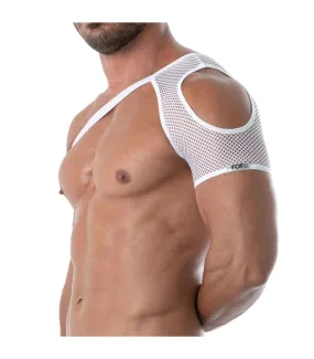 TOF PARIS Shoulder Harness Mesh Circuit Transparent White  58