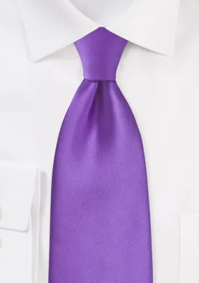 Violet Solid Necktie